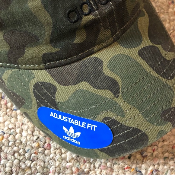 🆕 adidas Originals Forest Camouflage Relaxed Hat - Picture 4 of 8